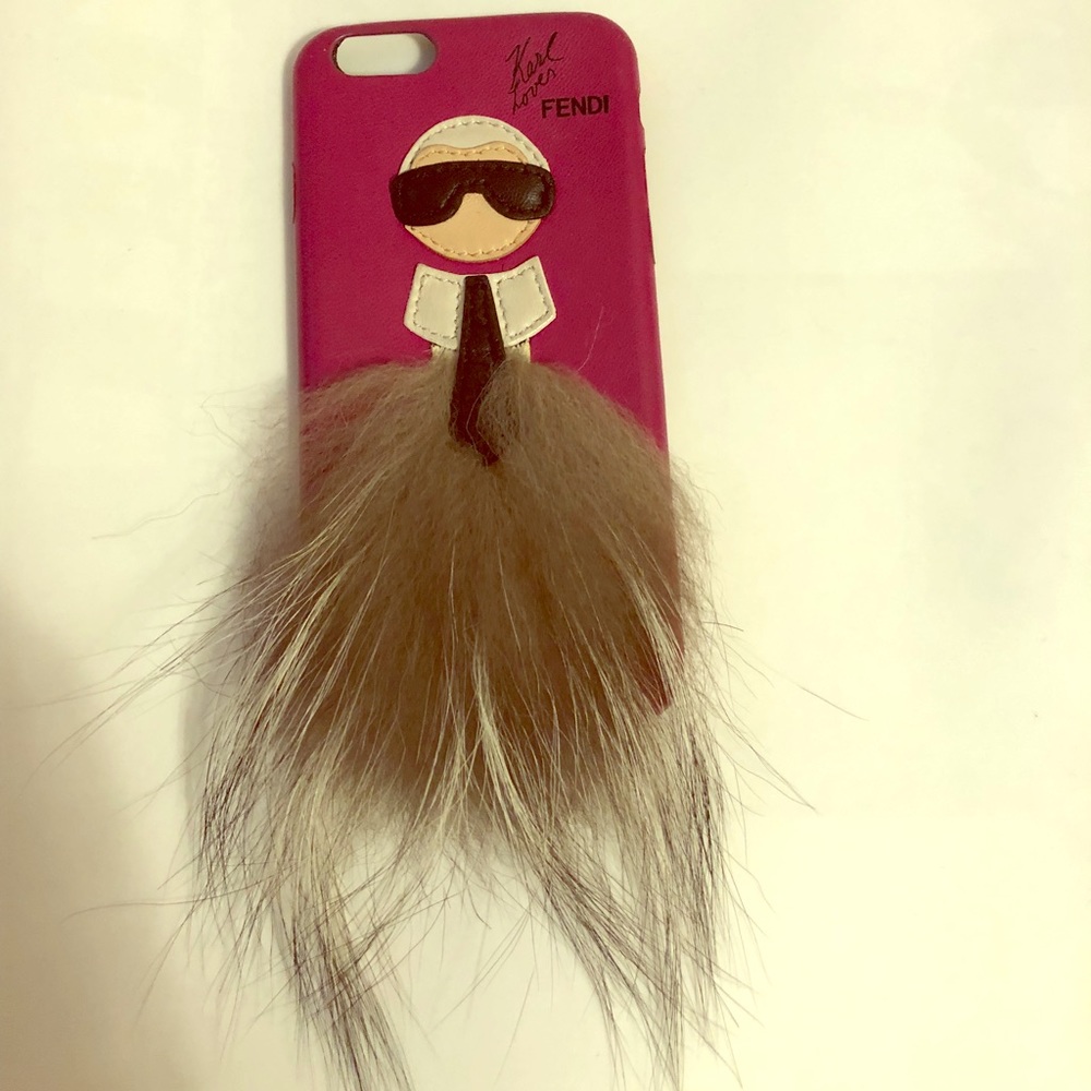 Fendi Karlito phone case.